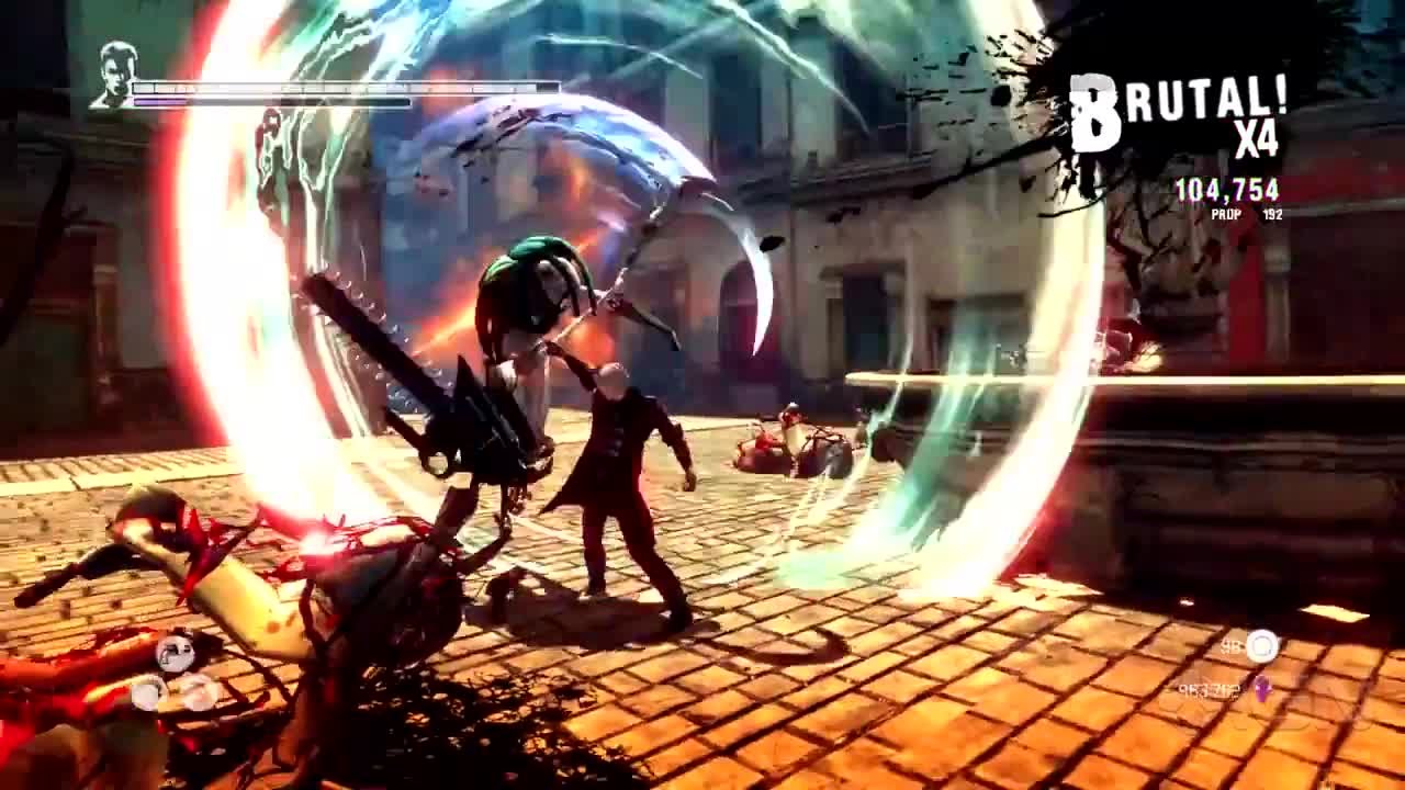 You need an S style rank to damage enemies with DmC: Definitive Edition's  Must Style modifier